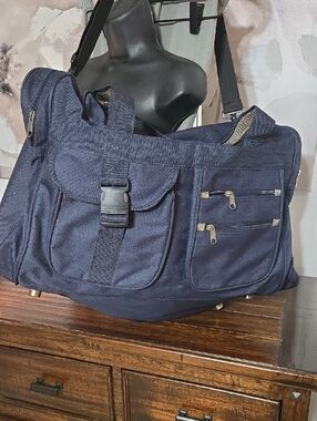 Large Navy Utility Duffel Bag